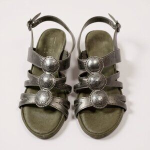 Serology by Aerosoles Plushetta Pewter/Khaki Green 6.5M